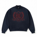 PRE-ORDER Spring '26 Navy Mock Neck Sweatshirt
