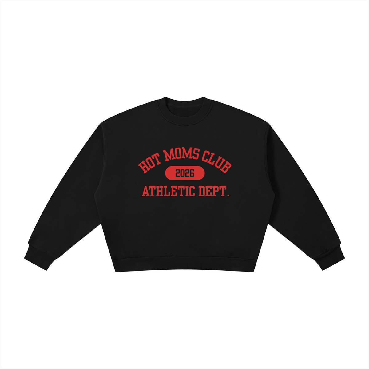boxy,crew,neck,sweatshirt,fleece